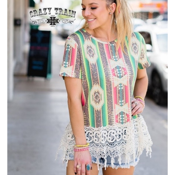 Medium Crazy Train Frisco Top - Picture 3 of 4